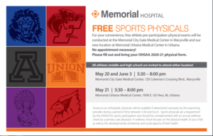 20/21 Sports Physicals